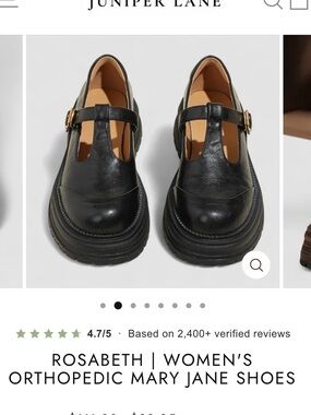 Rosabeth Women's Mary Jane Flats - Black